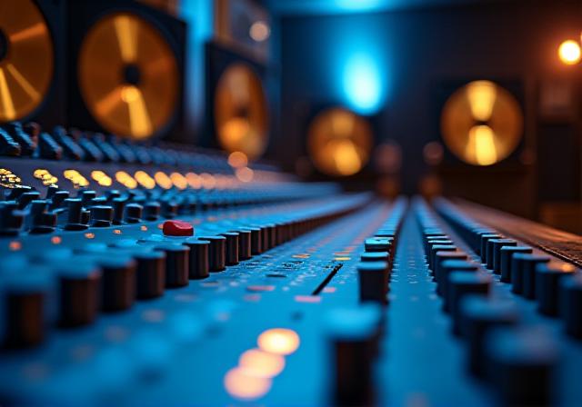 Modern music studio equipment representing 360 deals